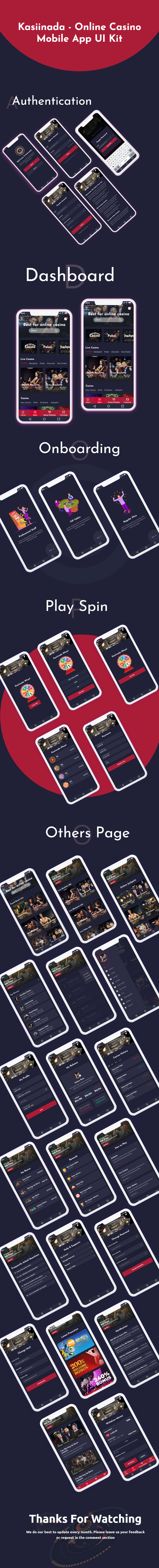 Kasiinada- Online Casino Mobile App UI Kit - 1