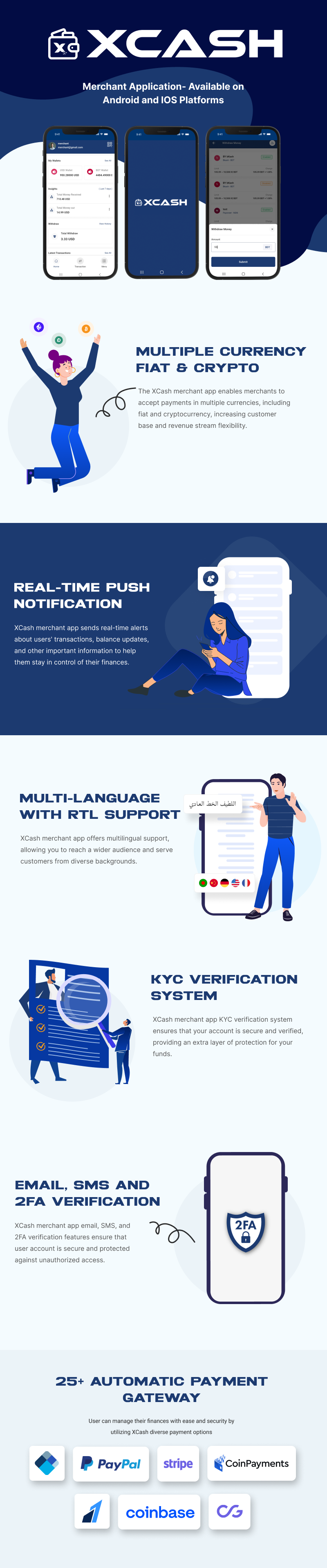 XCash - Cross Platform Mobile Wallet Application | Merchant App - 6